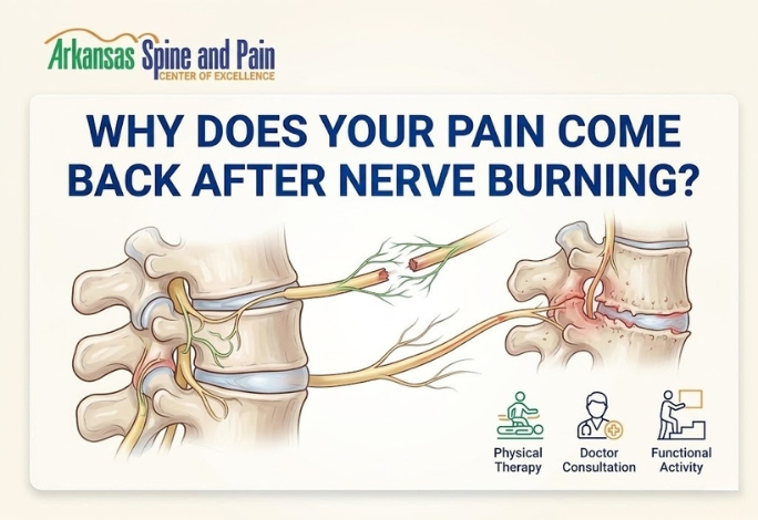Explore why pain can return after radiofrequency ablation (nerve burning). Learn about nerve regeneration, structural changes, and how to manage long-term relief.