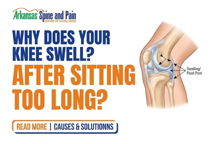 Why Does Your Knee Swell After Sitting Too Long? Causes